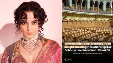 Kangana Ranaut Fooled by Satirical Post on ‘Anti-Cheat’ Bill; Asks ‘Star Wives’ To Be Grateful to Government in Now-Deleted IG Post